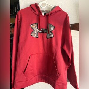 Under Armour Red Pullover Hoodie